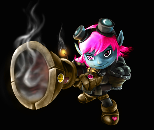 Лига Легенд - Tristana - эксклюзивный скин для подписчиков Facebook!