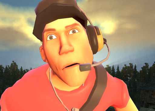 Team Fortress 2 - Скаут в мире Готики.