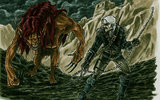 Geralt_vs_striga_by_offo-d340ilf